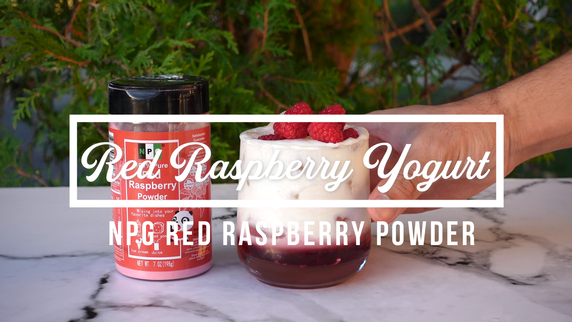 thumbnail video image 2 of NPG Freeze Dried Red Raspberry Juice Powder 7 Oz, Seedless Fine Superfood Powder for Flavoring, Coloring, Baking, Smoothies, Purees, and Acai Bowls, All Natural, 2 of 8