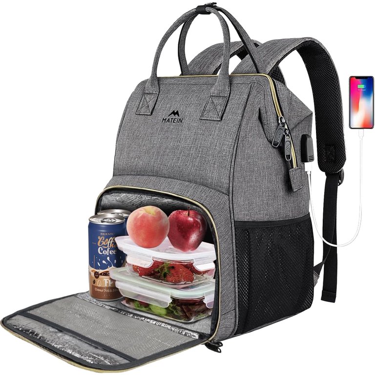 backpack with laptop sleeve and cooler MIER 2-in-1 Insulated Compartment for Men Women time carrying Radley Backpack and Breastmilk Cooler
