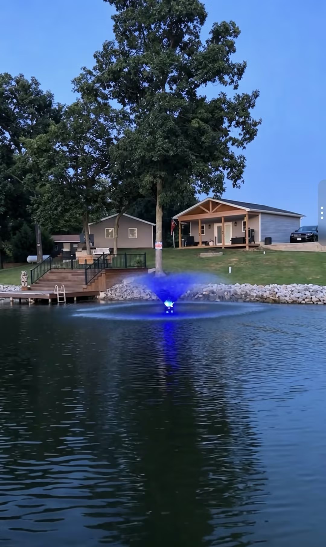 Brivouen 1‑Pack 1HP 750W 15000GPH Floating Pond Fountain Aerator with 2 ...