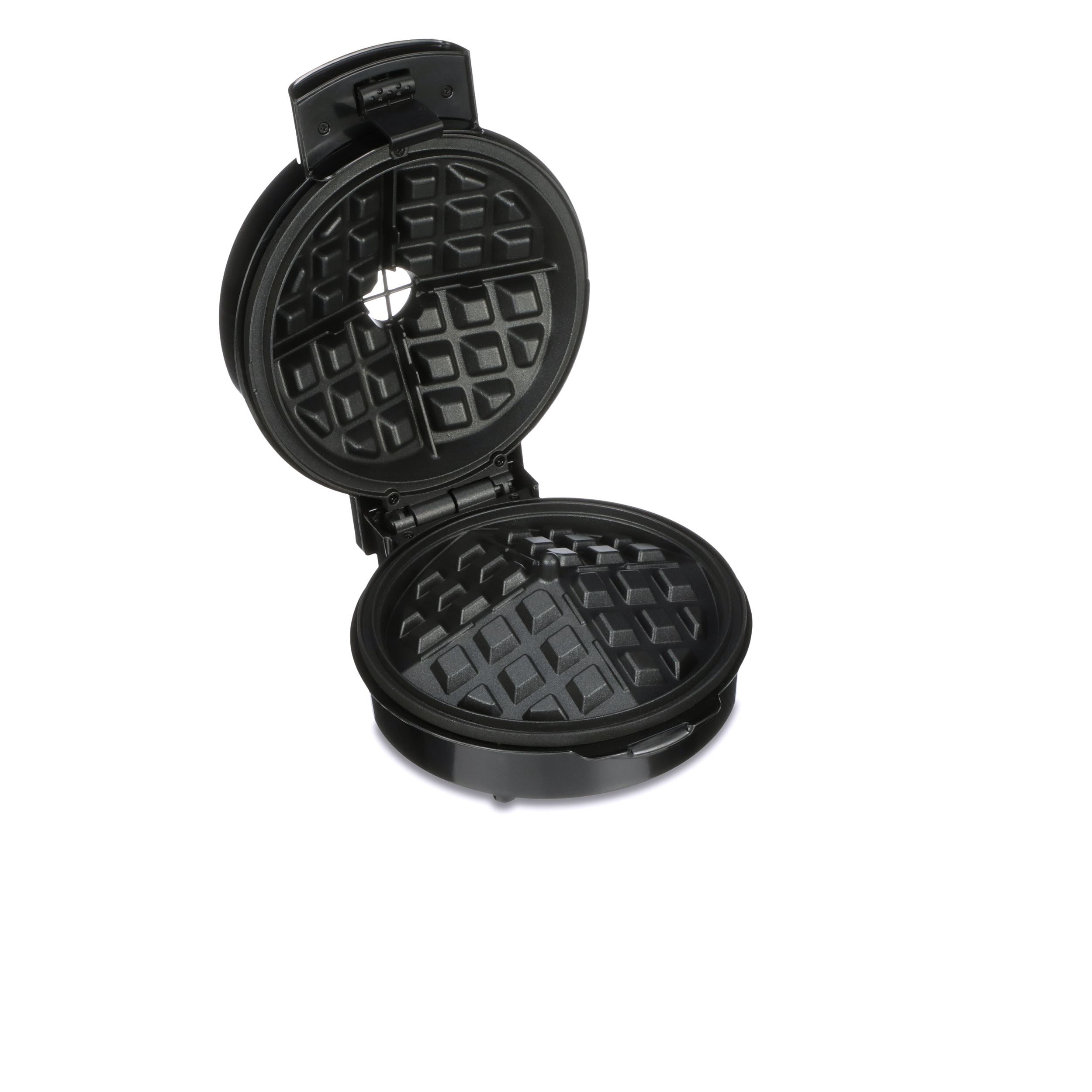 Aoruru Mini Waffle Maker Electric waffle iron Nonstick Chaffle Black