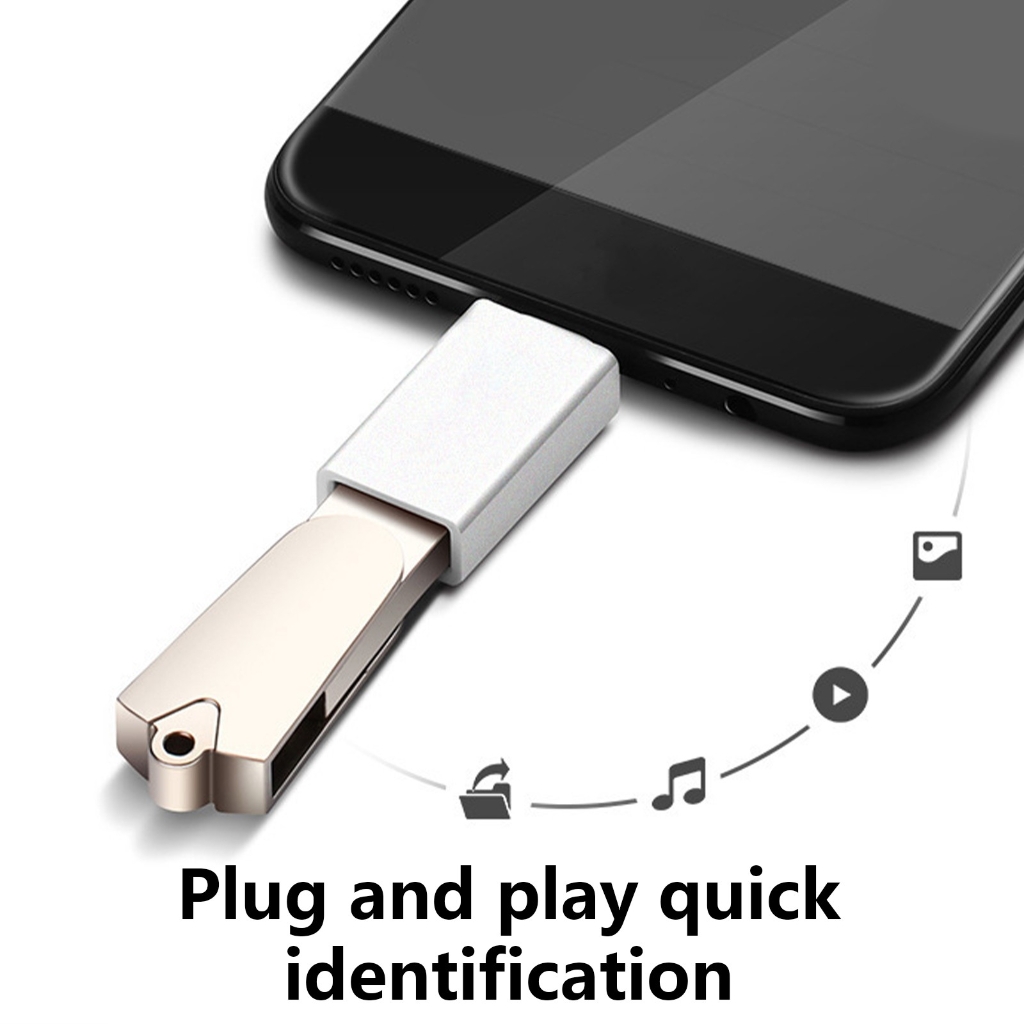 thumbnail video image 2 of 2pcs USB C to USB Adapter Type C Male to USB3.0 Female OTG Converters For Electronics Devices Easy Use Charging &Data, 2 of 12