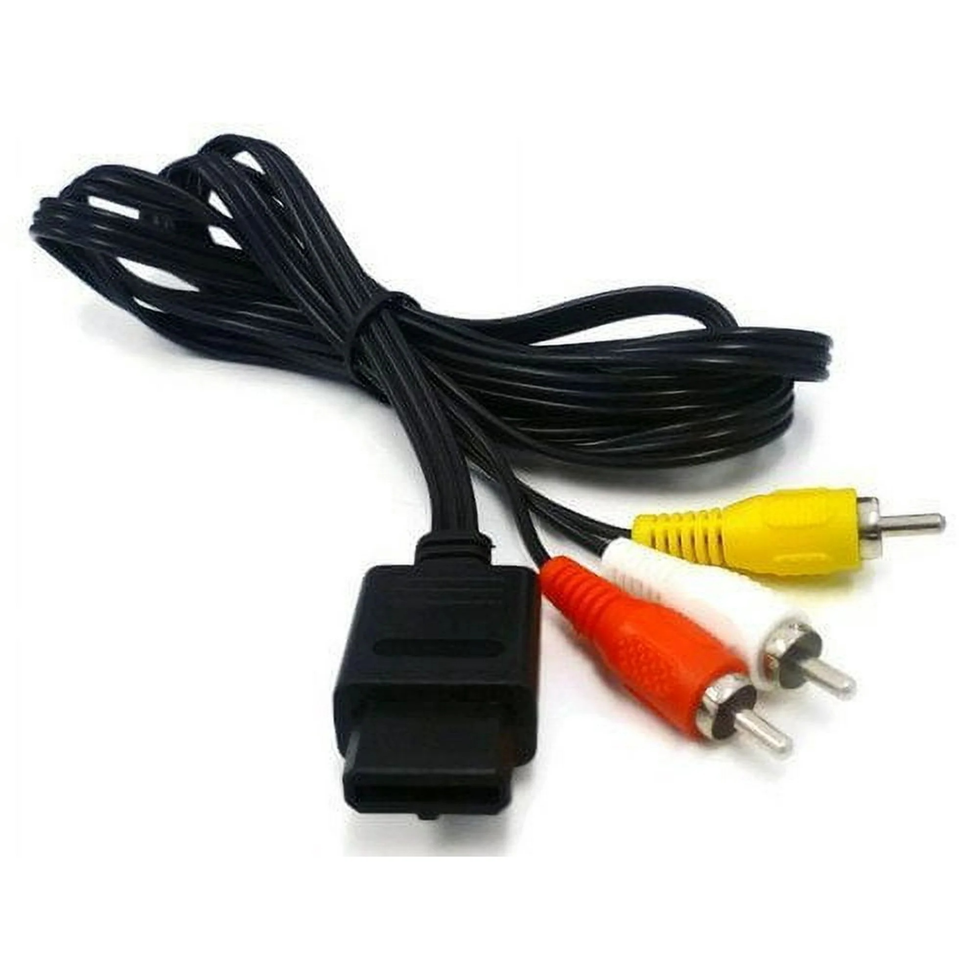 thumbnail video image 2 of RUITROLIKER 6ft AV TV Video AV Cable for  SNES NGC N64 Console, 2 of 8