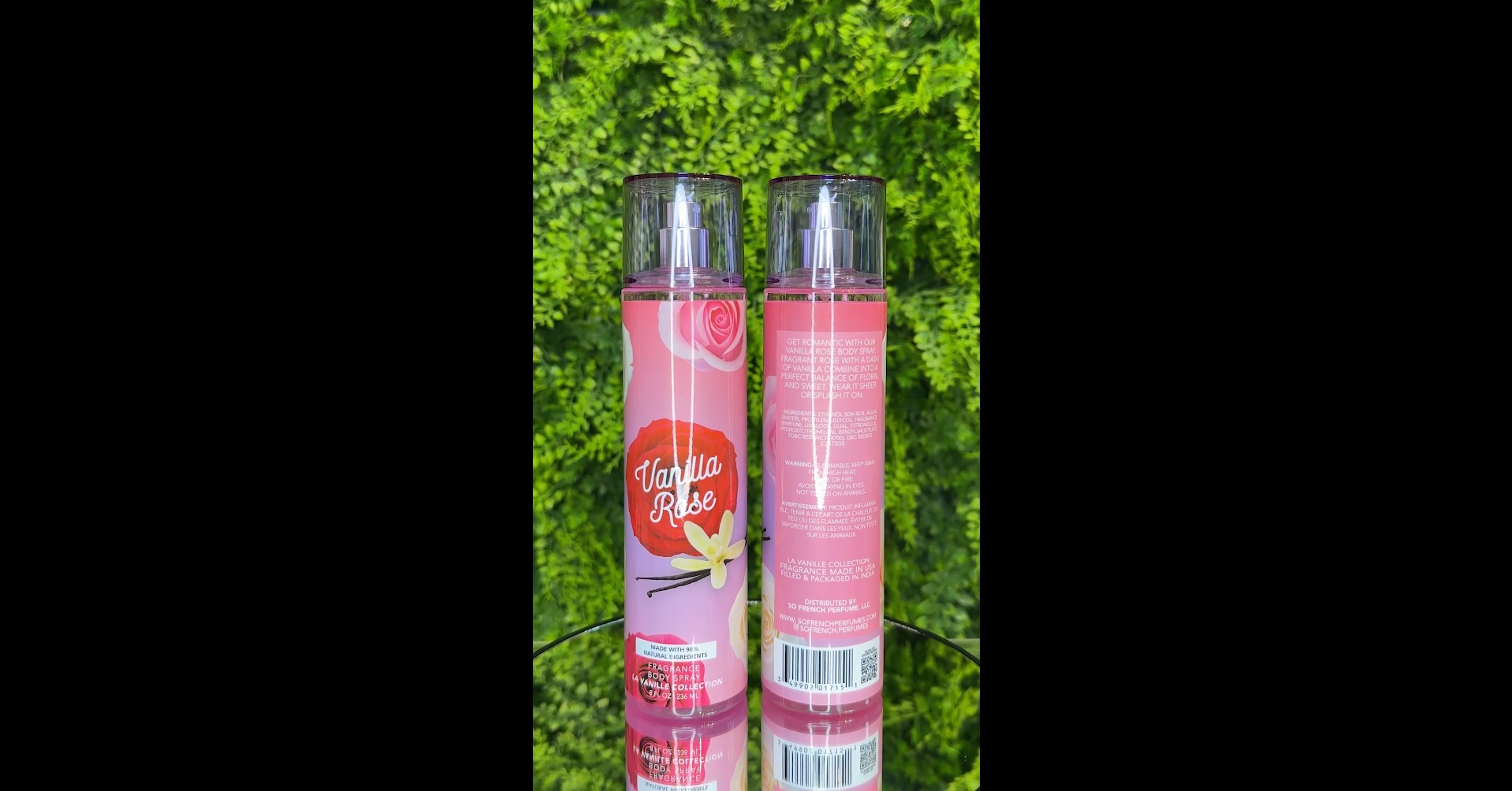 thumbnail video image 2 of Vanilla Rose Body Mist So French Perfumes, 2 of 5