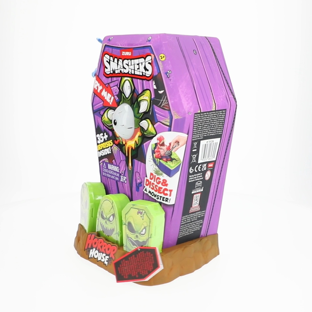 Smashers Horror House Dissect De ZURU – Huevo Aplastable Con Sorpresas De Monstruos Para Niños (Werewolf)