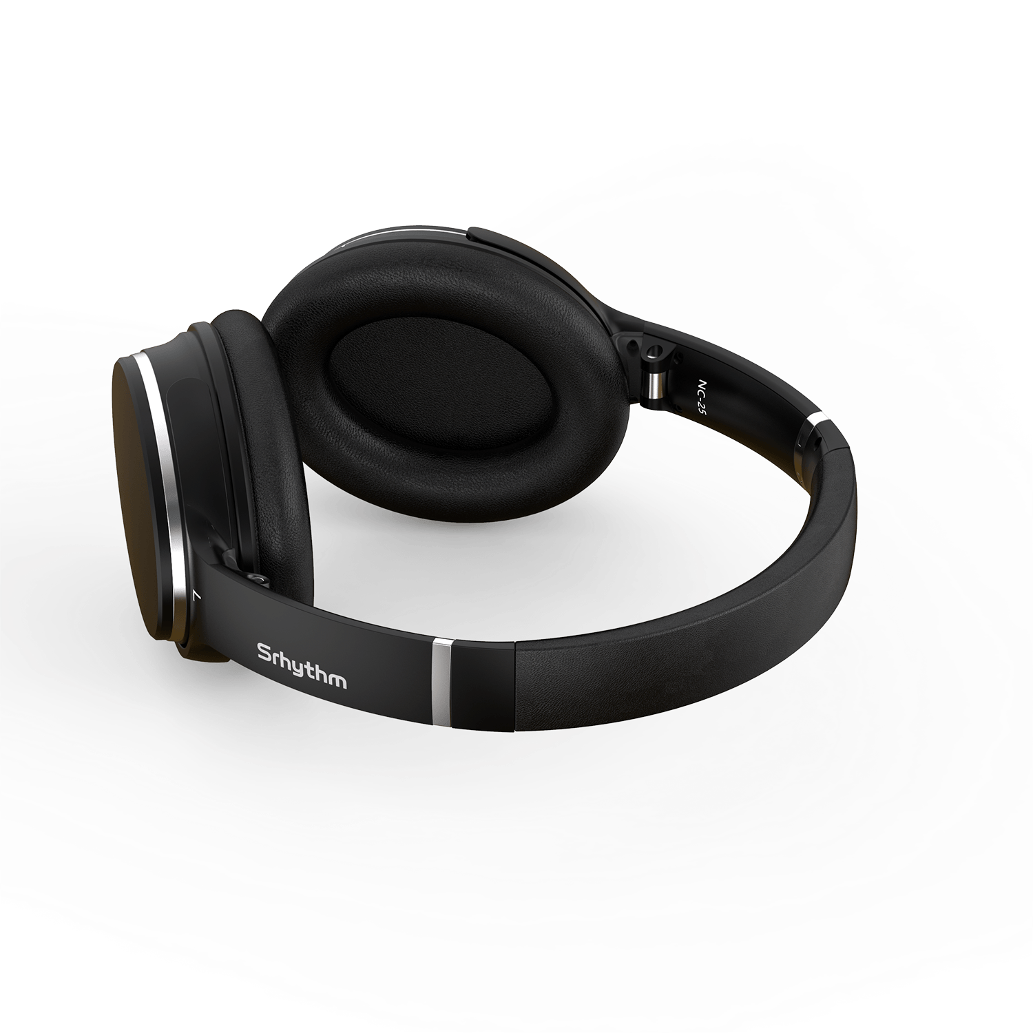 Srhythm NC25 Noise Cancelling Stereo Headphones Bluetooth 5.3, ANC Headset  over-Ear with Hi-Fi,Mic,50H Playtime,Low Latency Game Mode 
