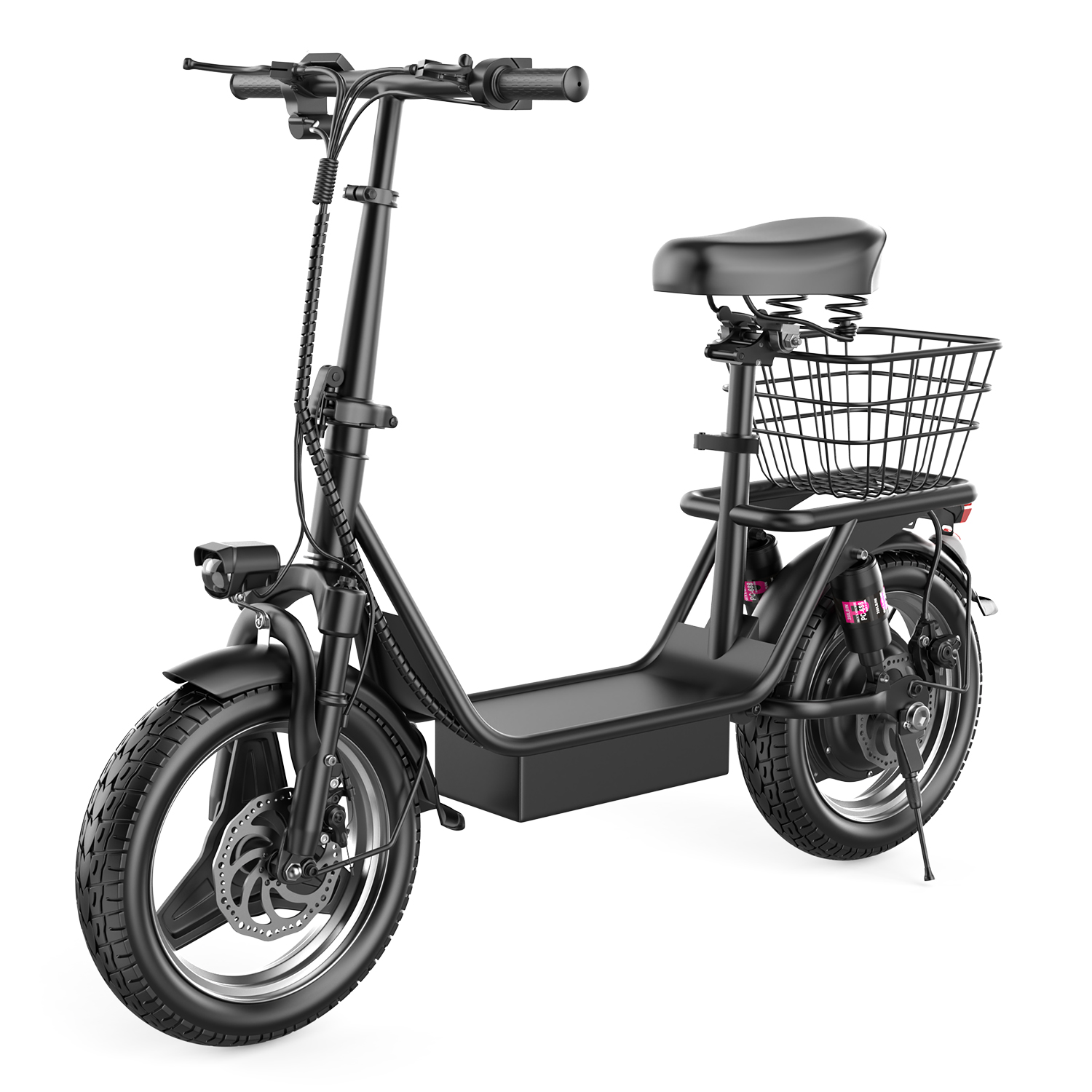 K8 Electric Scooter with Seat,650W Peak Motor 36V 13AH Commuter