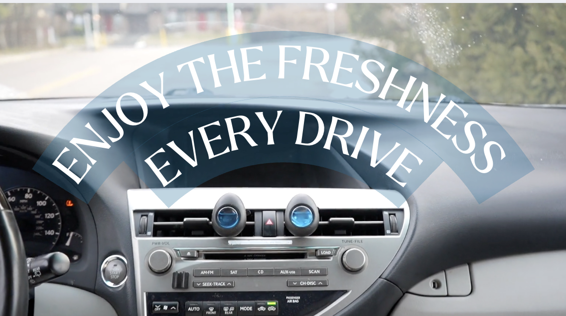 thumbnail video image 2 of Air Jungles Car Air Freshener Vent Clip, Honey Peach Scent, 3 Count - 4 ml Each, Long-Lasting Odor Eliminator for Cars, Trucks, and SUVs, 2 of 7