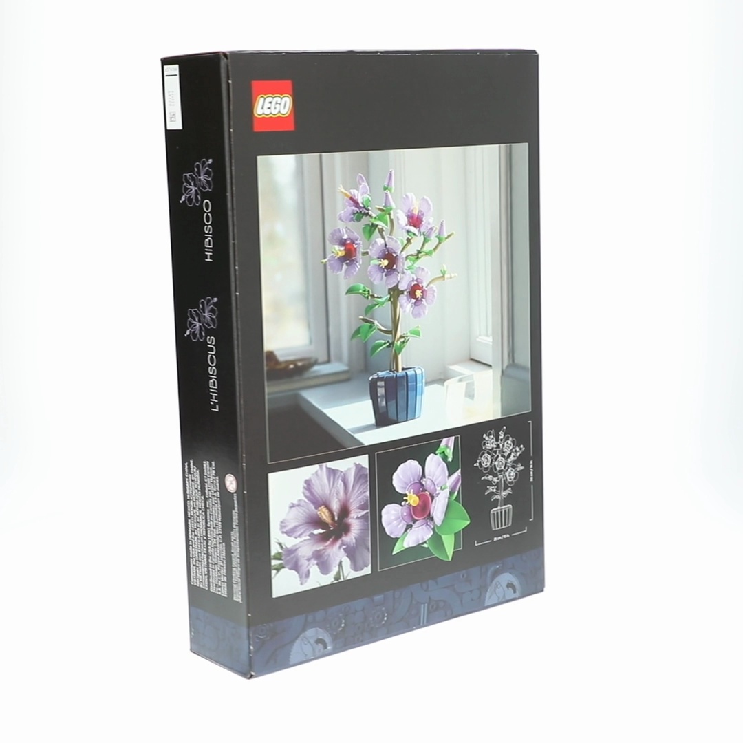 LEGO Botanicals Hibiscus Flower Building Set - Artificial Plant