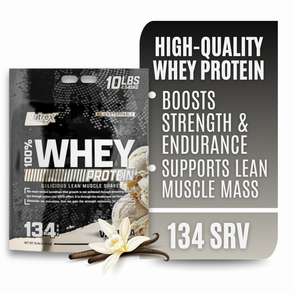 thumbnail video image 2 of Nutrex Research 100% Whey Protein Powder Concentrate and Isolate Vanilla 10lb, 2 of 8