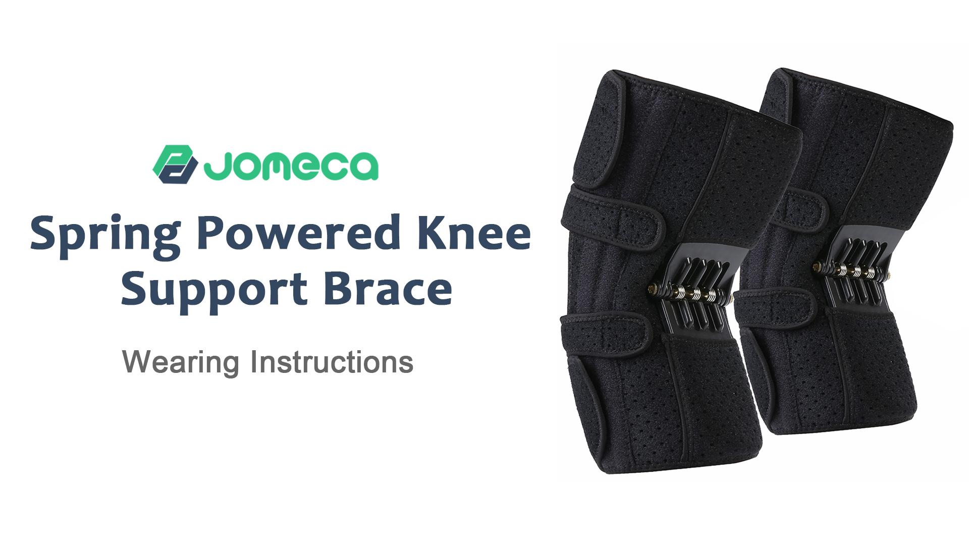 Spring Knee Support JOMECA Knee Booster Brace, Spring Powered Knee Assistive Device for ...