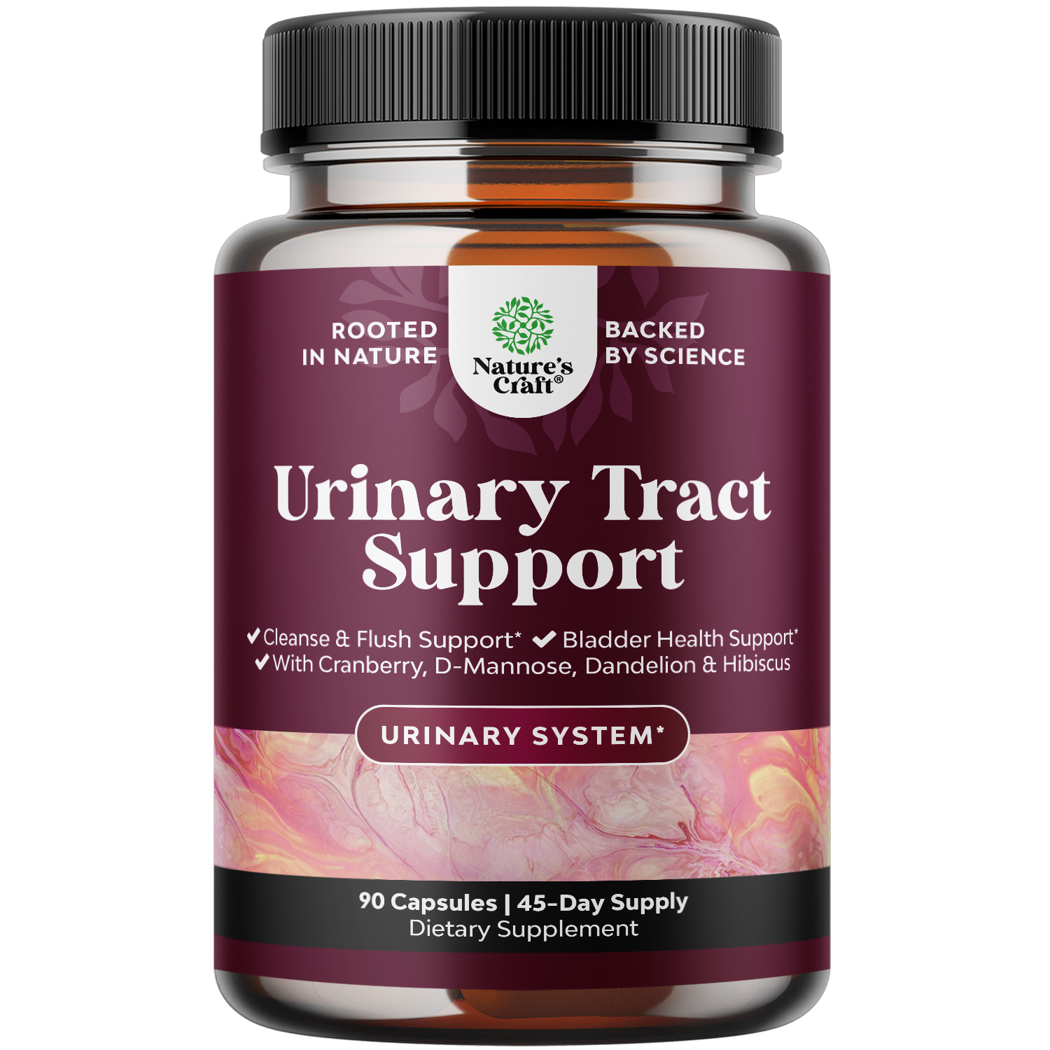 thumbnail video image 2 of Natures Craft High Potency D-Mannose Capsules for Urinary Tract Health for Women - Cranberry Juice Powder & Dandelion - Fast Acting Super Concentrated Cranberry, 2 of 9