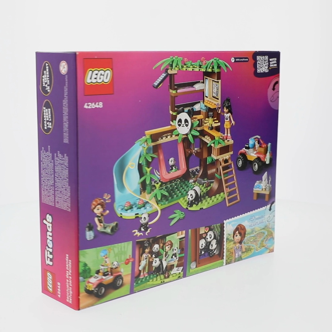 LEGO, Animal Care Toy, 42648, Panda Sanctuary Building Set