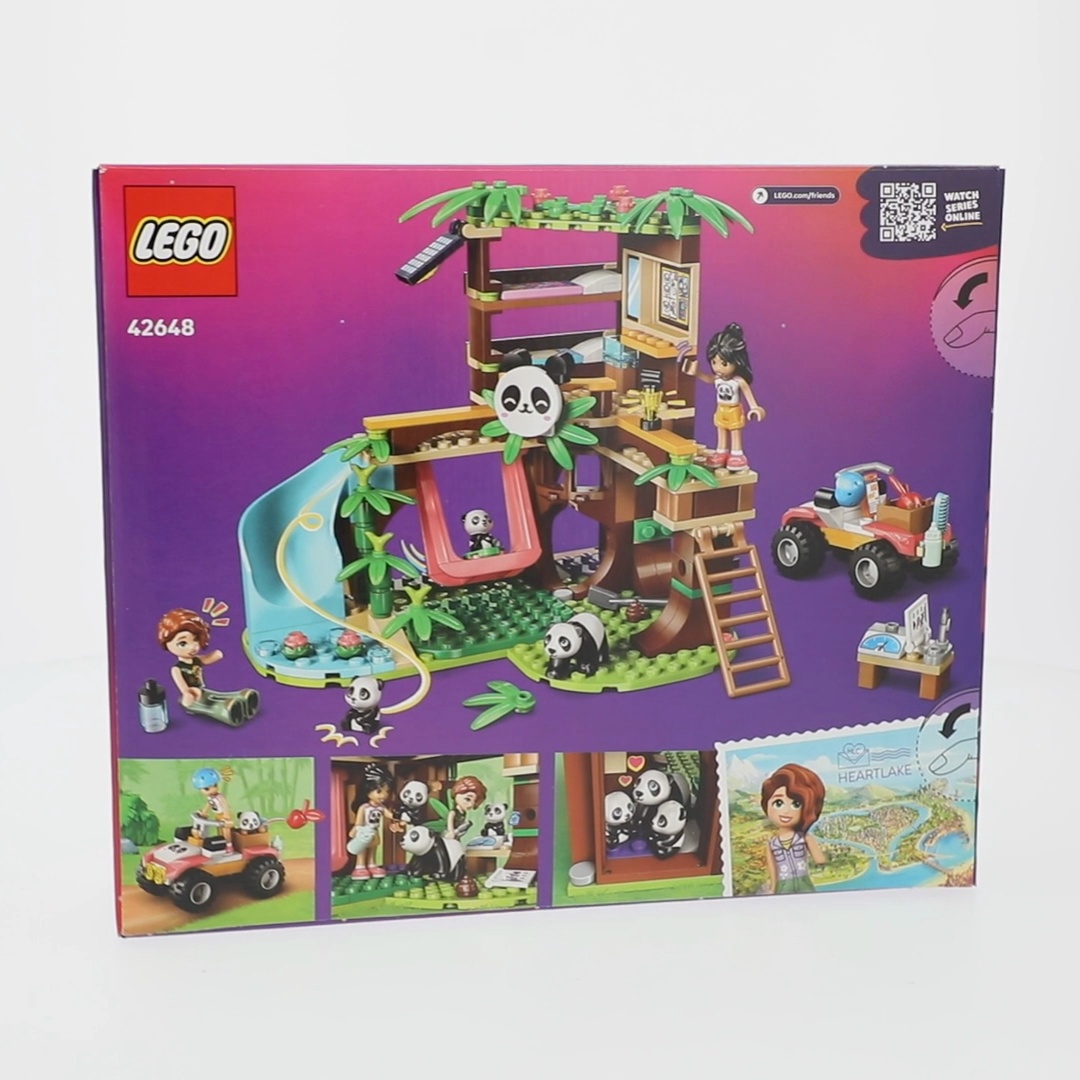 LEGO, Animal Care Toy, 42648, Panda Sanctuary Building Set