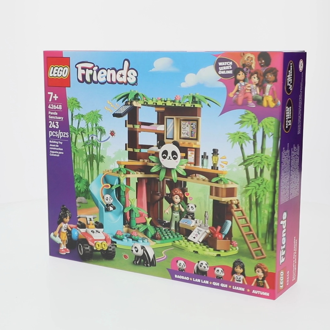 LEGO, Animal Care Toy, 42648, Panda Sanctuary Building Set