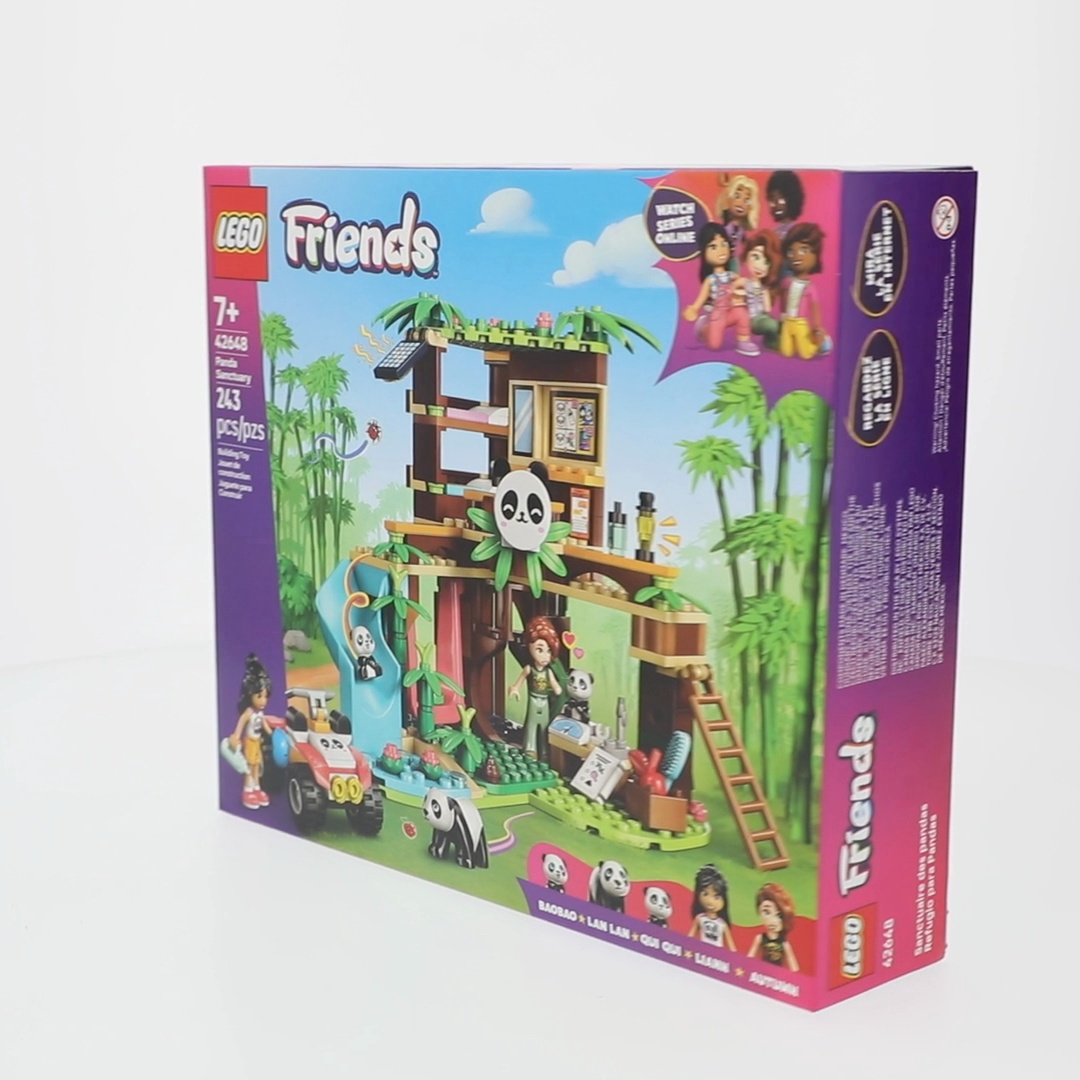 LEGO Friends Panda Sanctuary Animal Care Playset with Pandas