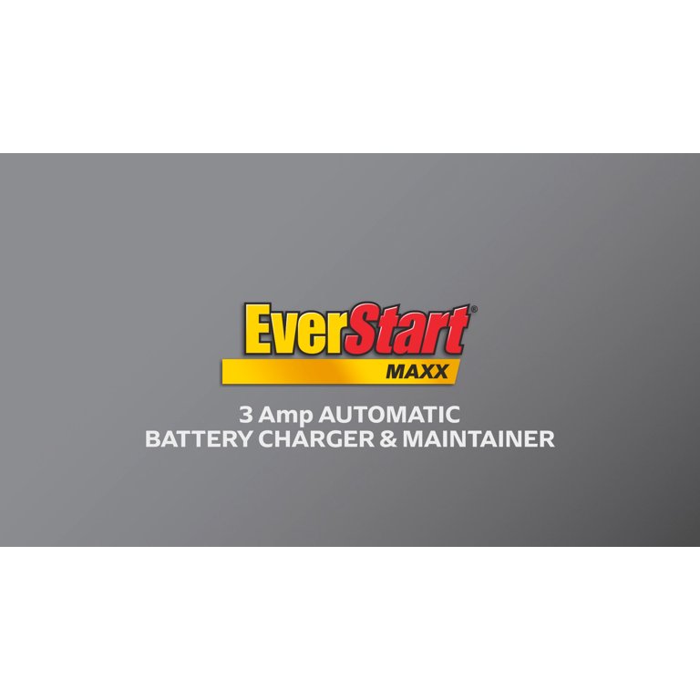 EverStart MAXX 3 Amp 6V/12V Automotive Battery Charger (BC3E) - New