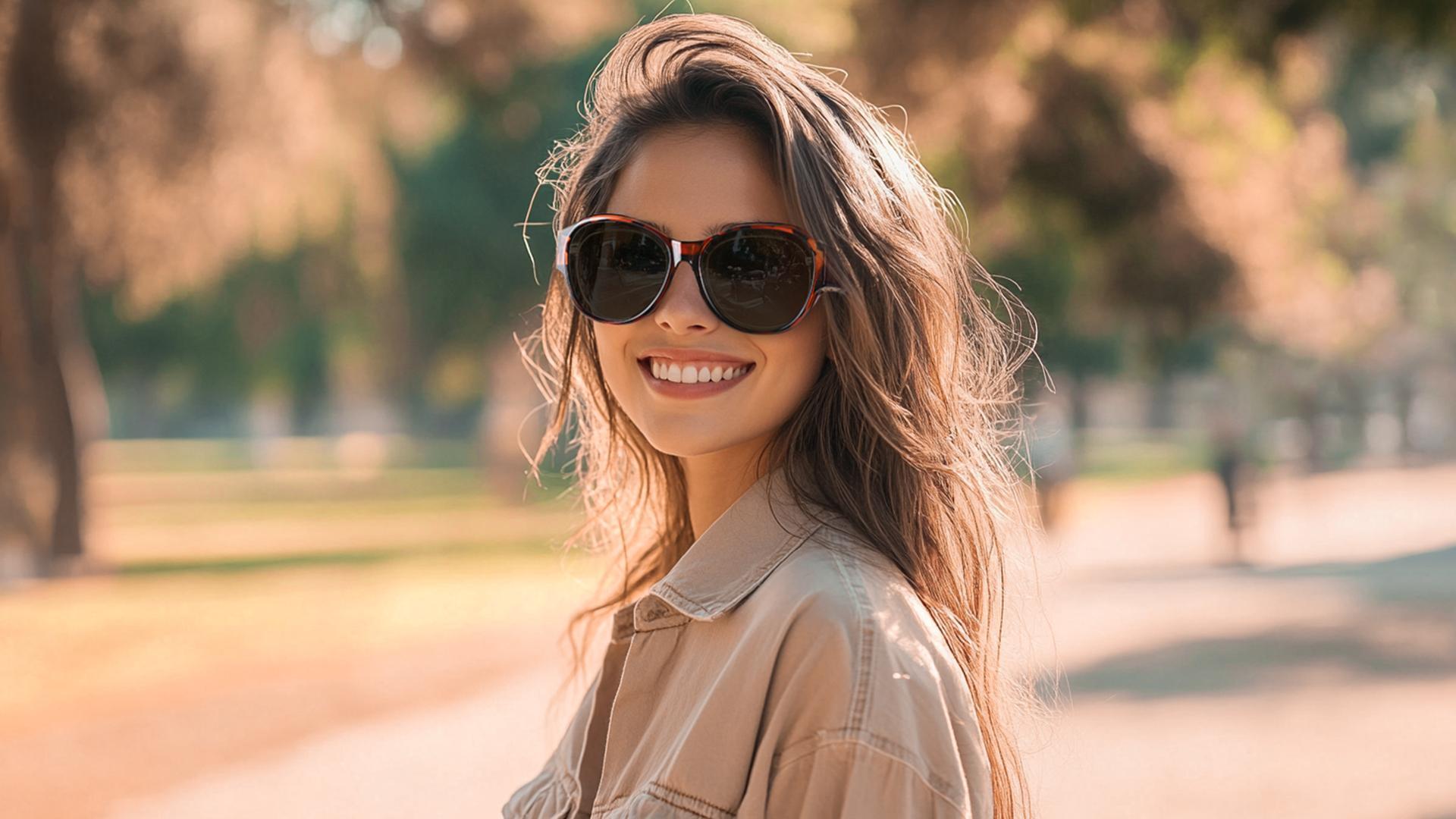 thumbnail video image 2 of TINHAO Polarized Sunglasses Over Glasses, Wrap Around Cat Eye Sun Glasses Fit Go Over Shades for Driving, 2 of 7