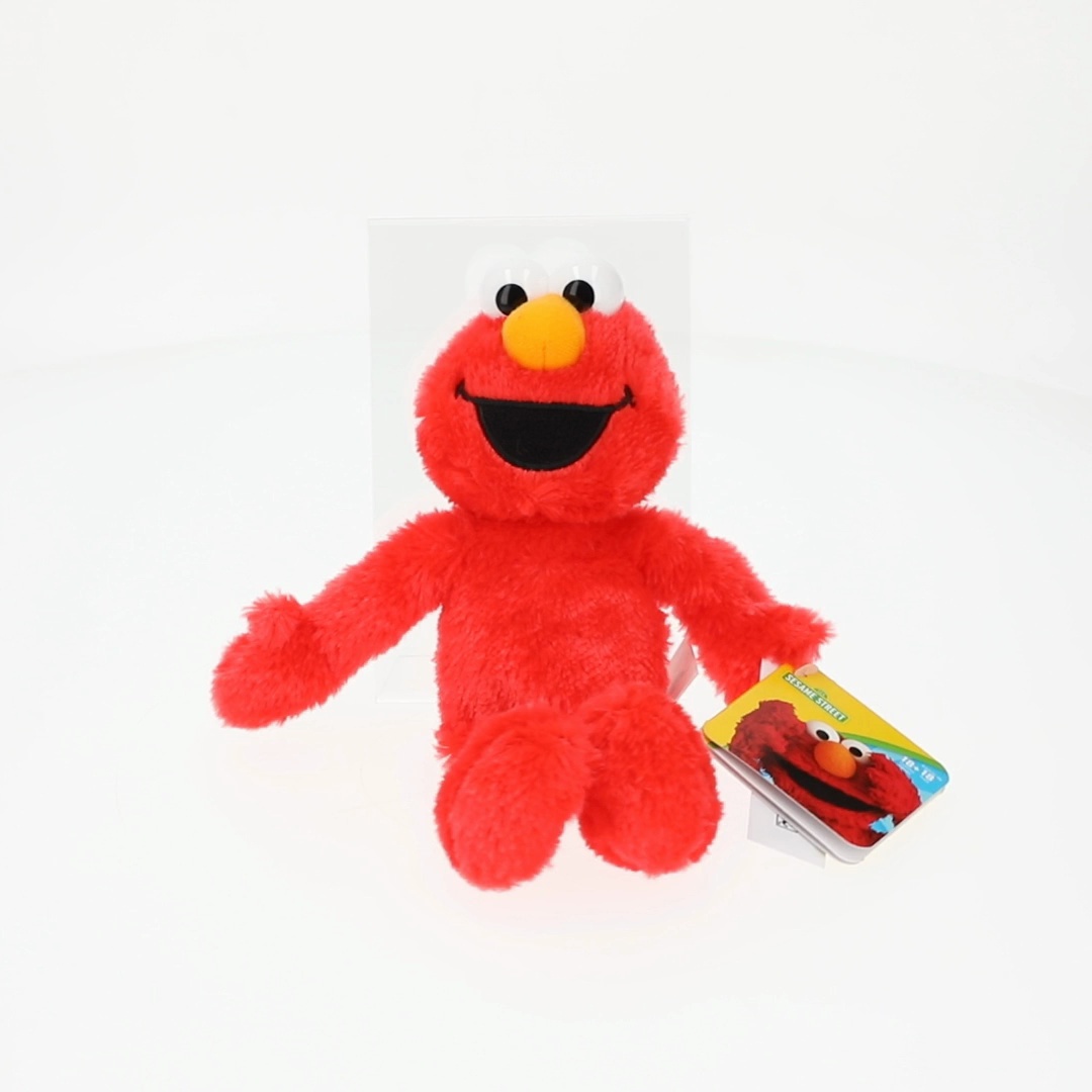 Sesame Street, Plush Doll, 8-inch Elmo, Polyester, Kids Toys for
