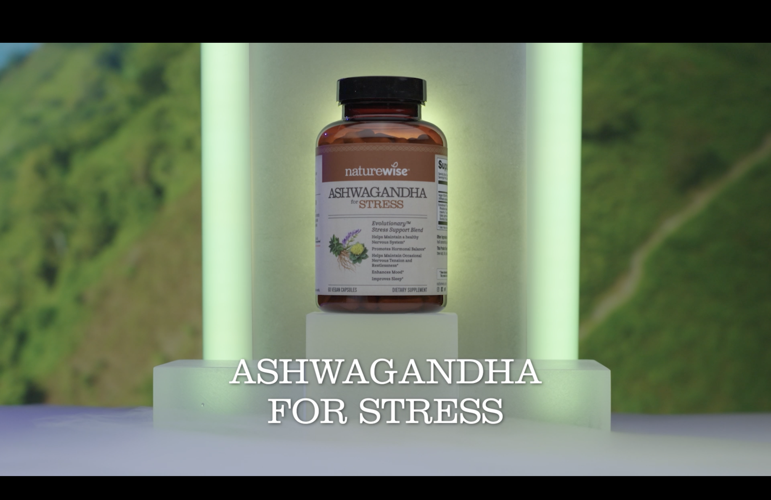 thumbnail video image 2 of NatureWise Ashwagandha for Stress + GABA & L-Theanine - 60 Capsules[30-Day Supply], 2 of 9