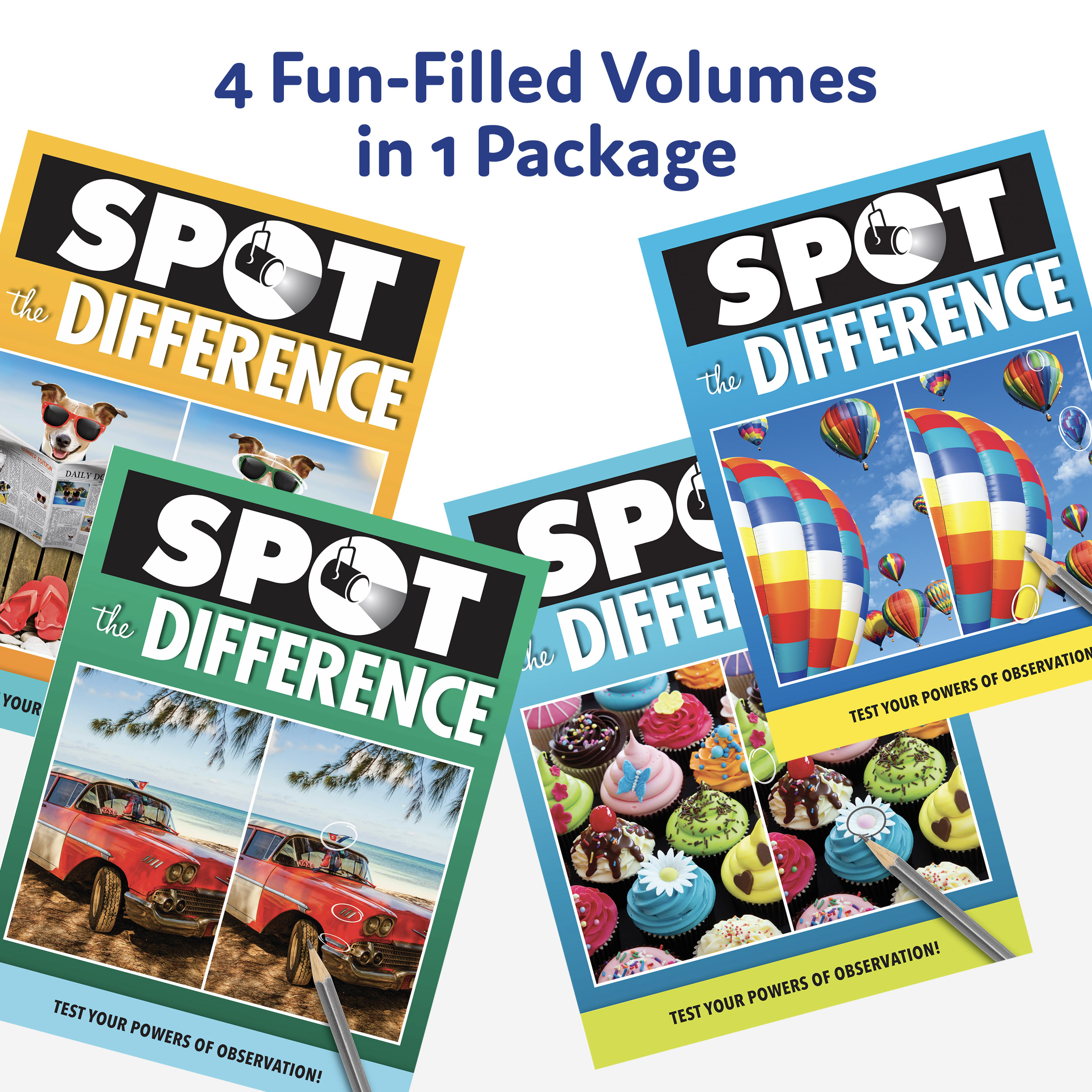 thumbnail video image 2 of PAPP Spot the Difference Puzzle Books - 4 Pack, 2 of 11
