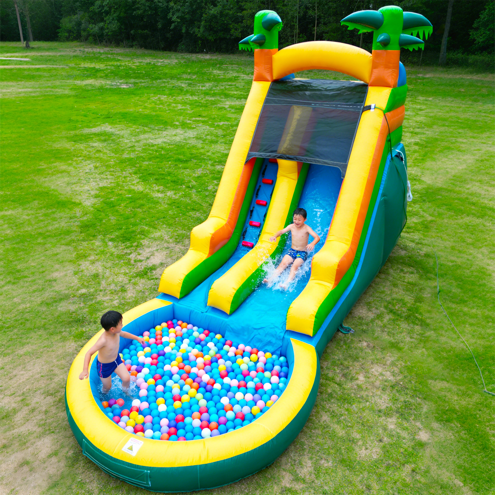 Hapcap Inflatable Water Slide for Kids or Adults,Semi Commercial,Deep ...