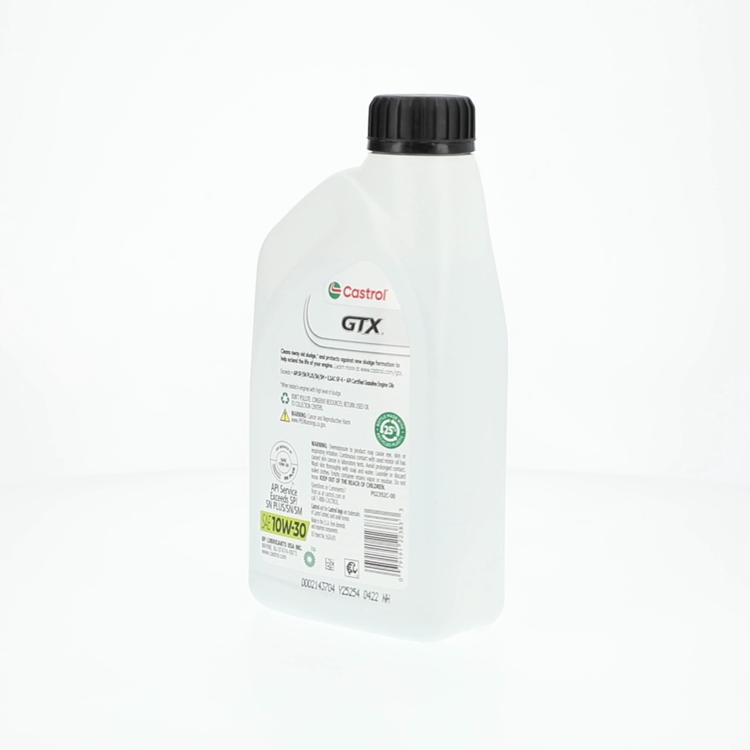 5 pack) Castrol GTX 10W-30 Conventional Motor Oil, 1 Quart
