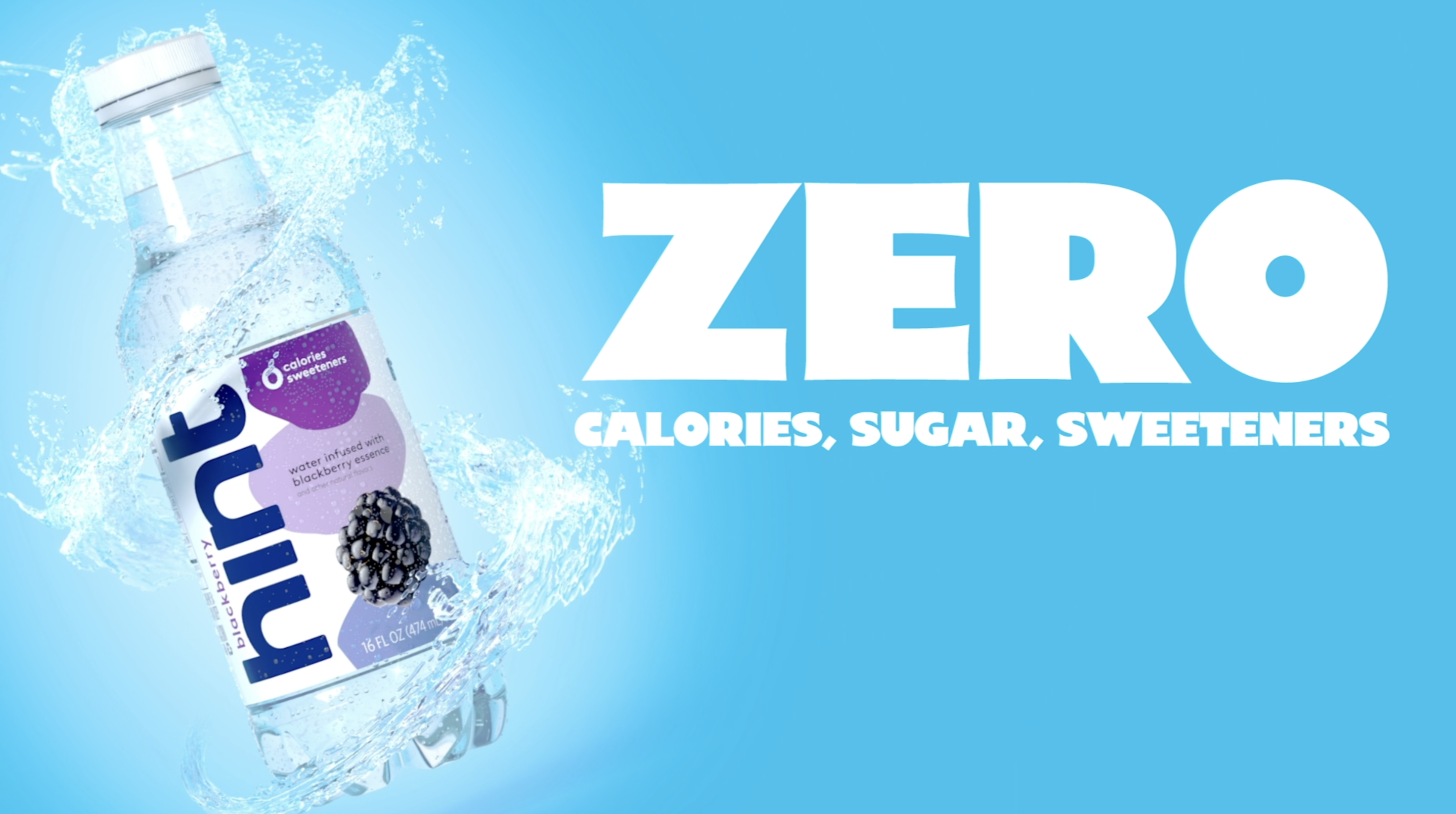 thumbnail video image 2 of Hint Crisp Apple Flavored Water, 16 fl oz, 12 Pack Plastic Bottles, 2 of 13