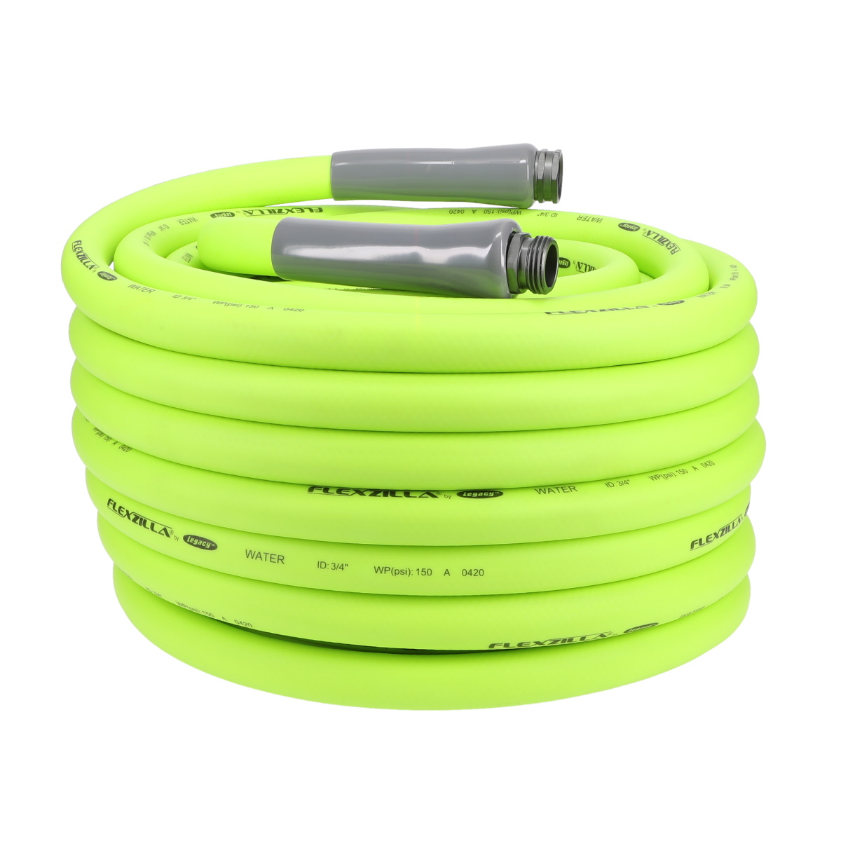 Flexzilla HFZG675YW Garden Hose 3/4in x 75ft 3/4in 11 1/2 GHT Fittings