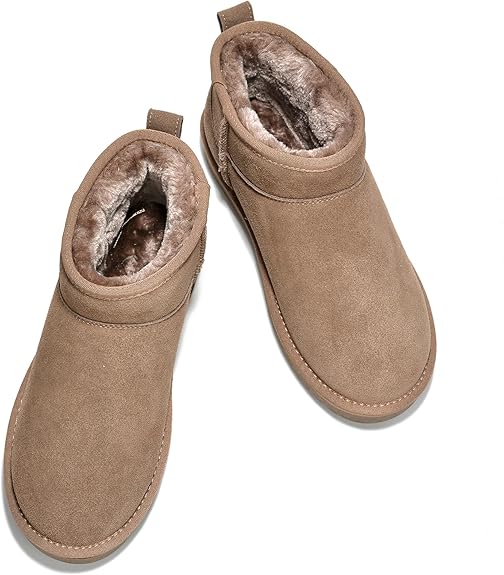 thumbnail video image 2 of Project Cloud 100% Genuine Suede Snow Boots - Ankle Boots for Women (Hippy), 2 of 8