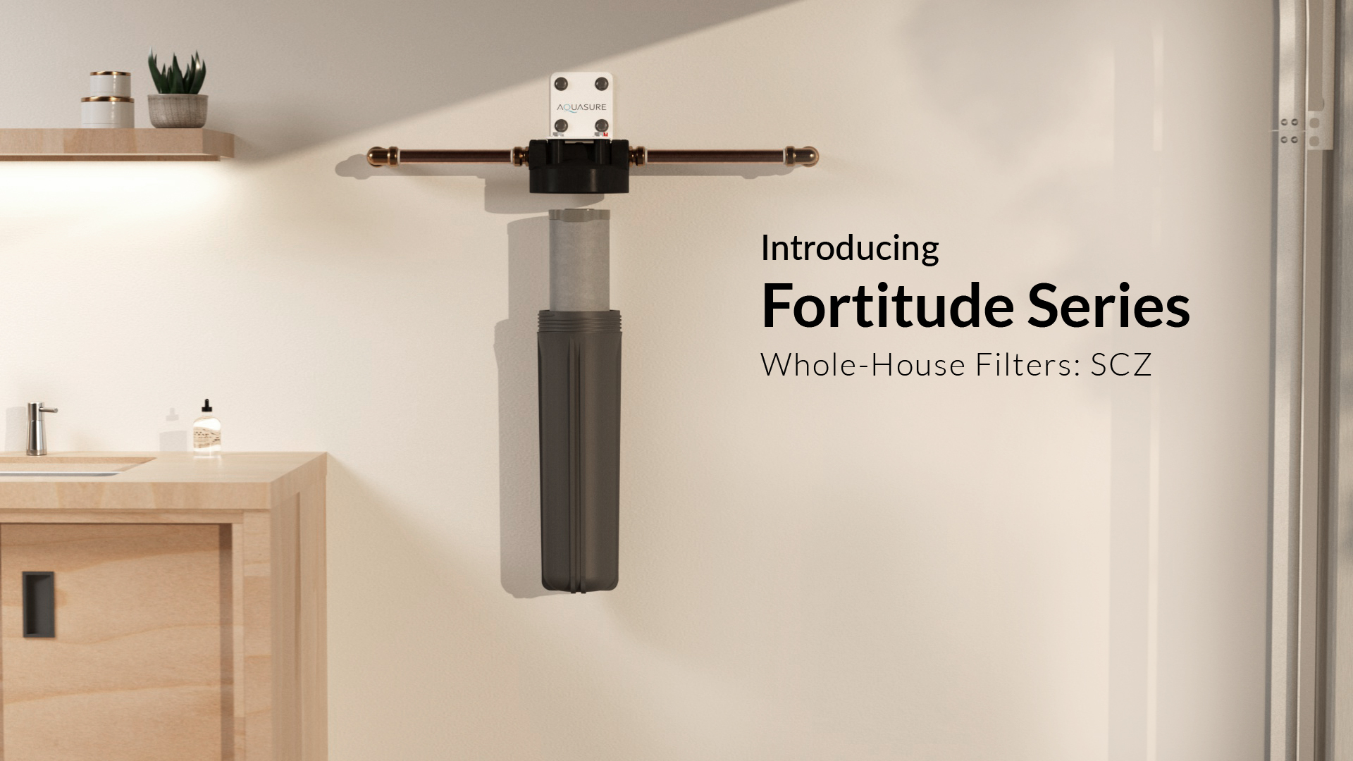 thumbnail video image 2 of Aquasure Fortitude V2 Series Whole House Triple Purpose Filtration System - Large Size, 2 of 4