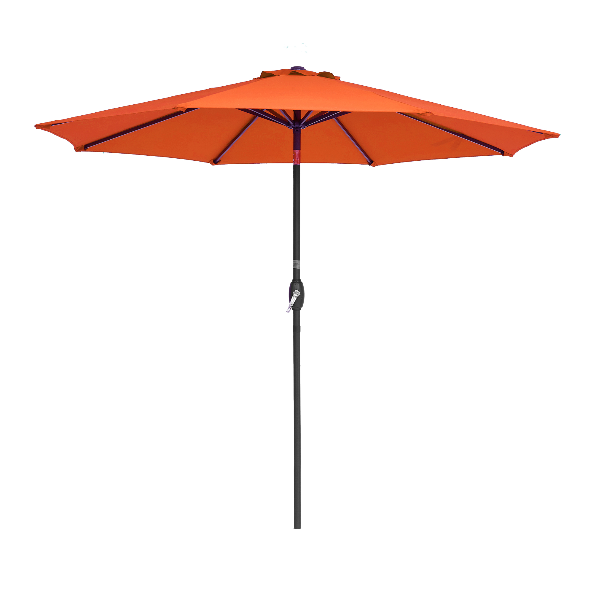 thumbnail video image 2 of ACEGOSES 9FT Round Patio Umbrella with UPF50+, Tilt Function, and Wind-Resistant Design——Experience Outdoor Comfort, Orange, 2 of 8
