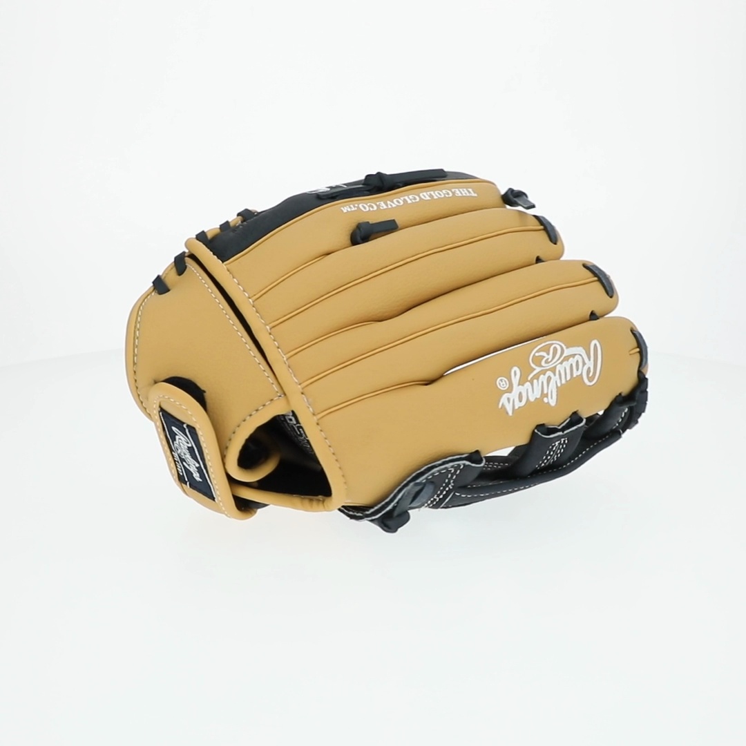グローブ Rawlings PLAYMAKER SERIES Rawlings Playmaker Series Youth Baseball Glove, Camel/Navy, 11.5