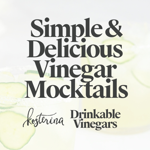thumbnail video image 2 of Kosterina Cucumber Lemon Balsamic Vinegar, 8 fl oz, 2 of 9