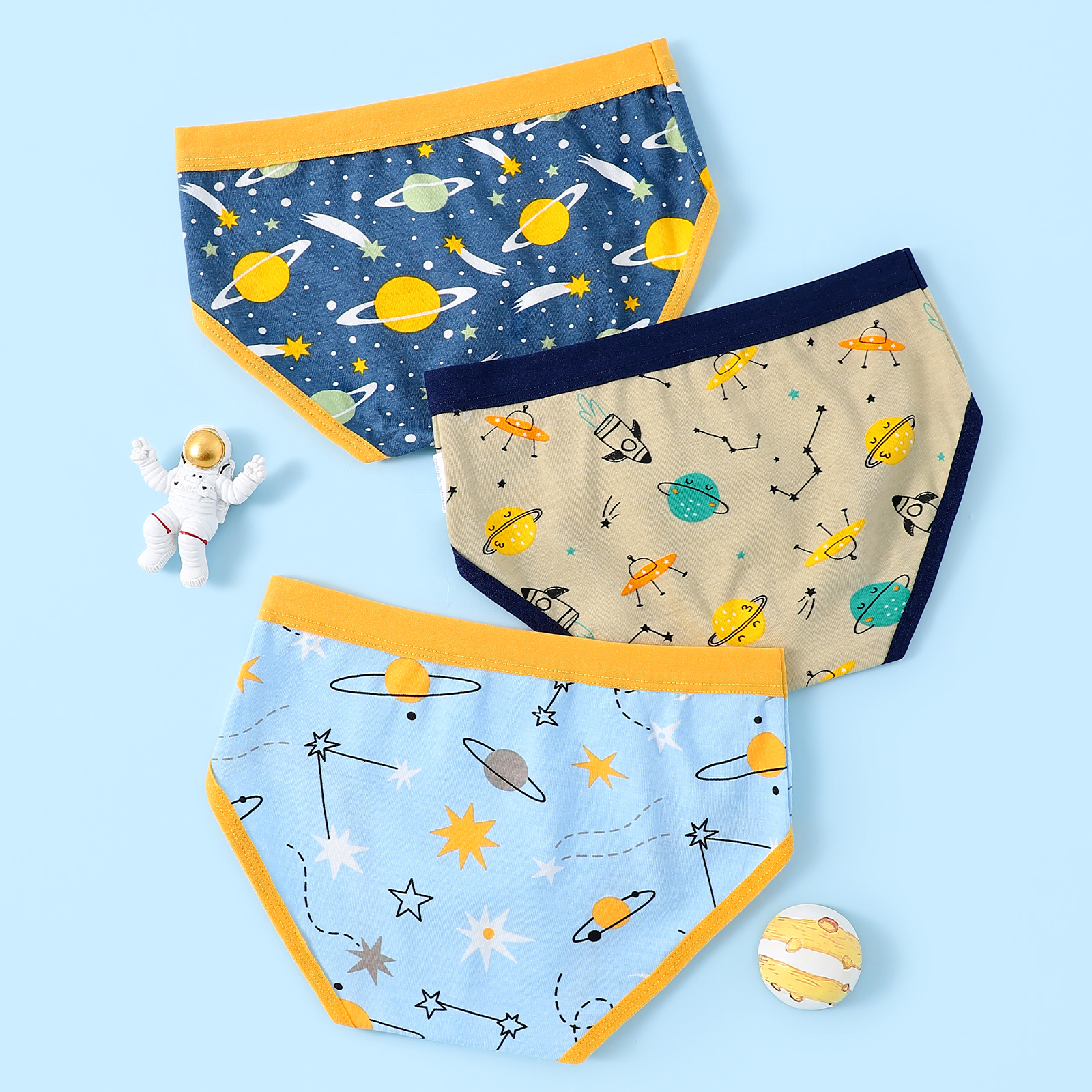 thumbnail video image 2 of Hbhpov Toddler Boys Underwear, Cotton Briefs, 8 Pack, Sizes 3T-10T, 2 of 8