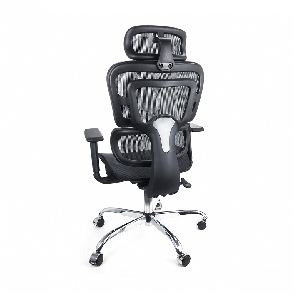 Ergonomic Office Chair Desk Chair High Back Computer Chair with Armrest and Lumbar Support, 300lb, Black, Size: 29.9 Large x 24.4 W x 45.3-51.6 H