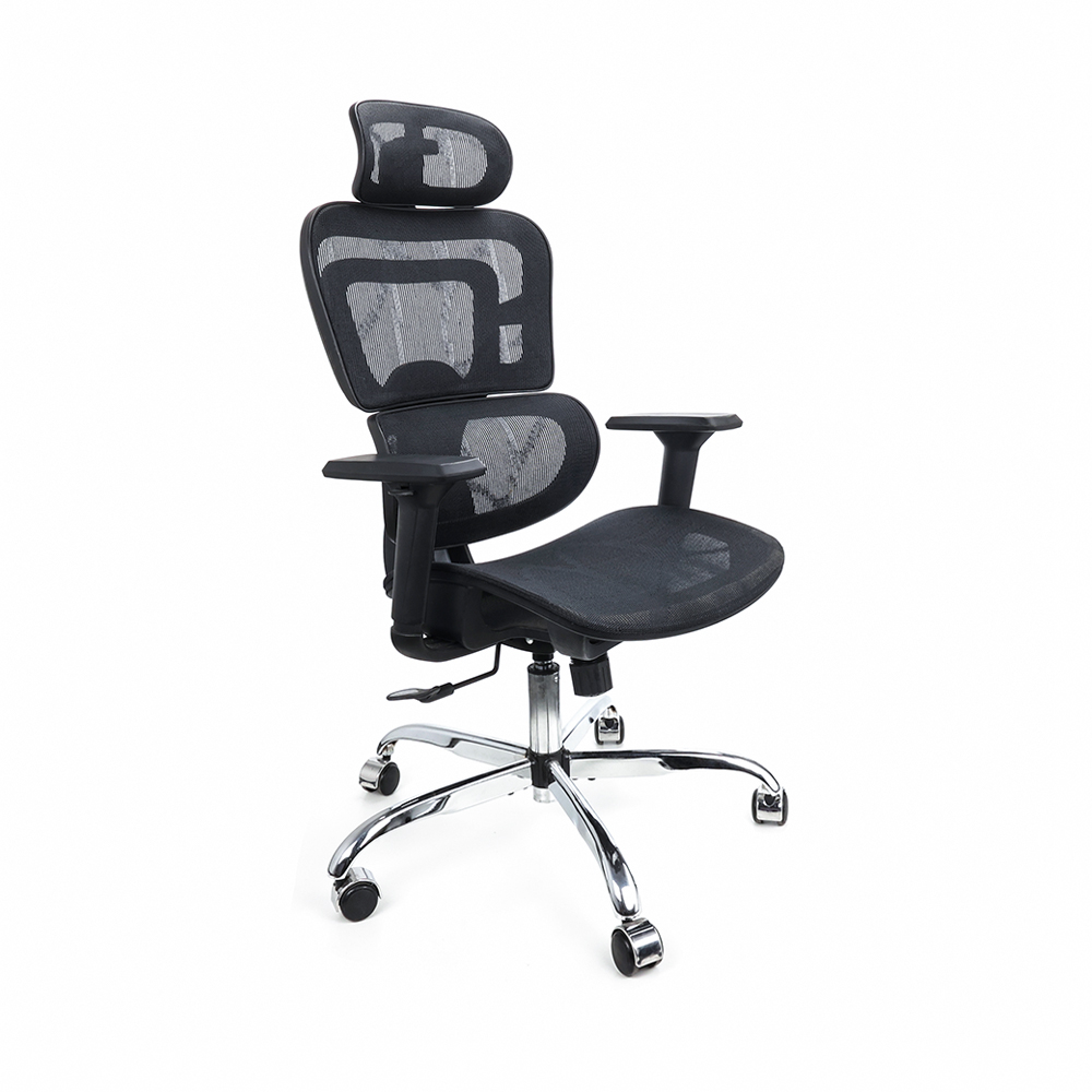 Ergonomic Office Chair Desk Chair High Back Computer Chair with Armrest and Lumbar Support, 300lb, Black, Size: 29.9 Large x 24.4 W x 45.3-51.6 H