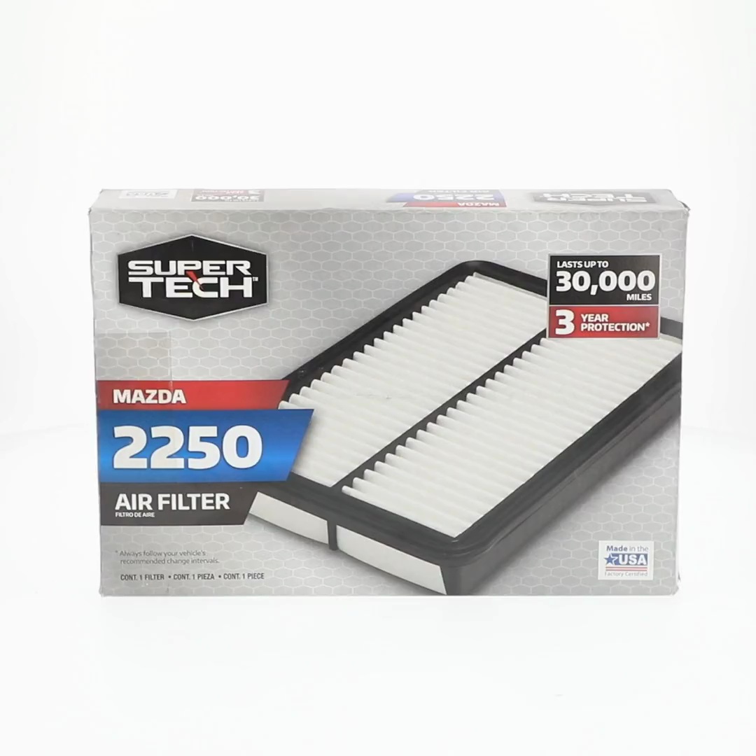 Super Tech, Engine Air Filter, PE07-13-3A0A, White - Walmart.com Super Tech, Engine Air Filter, PE07-13-3A0A, White - Walmart.com