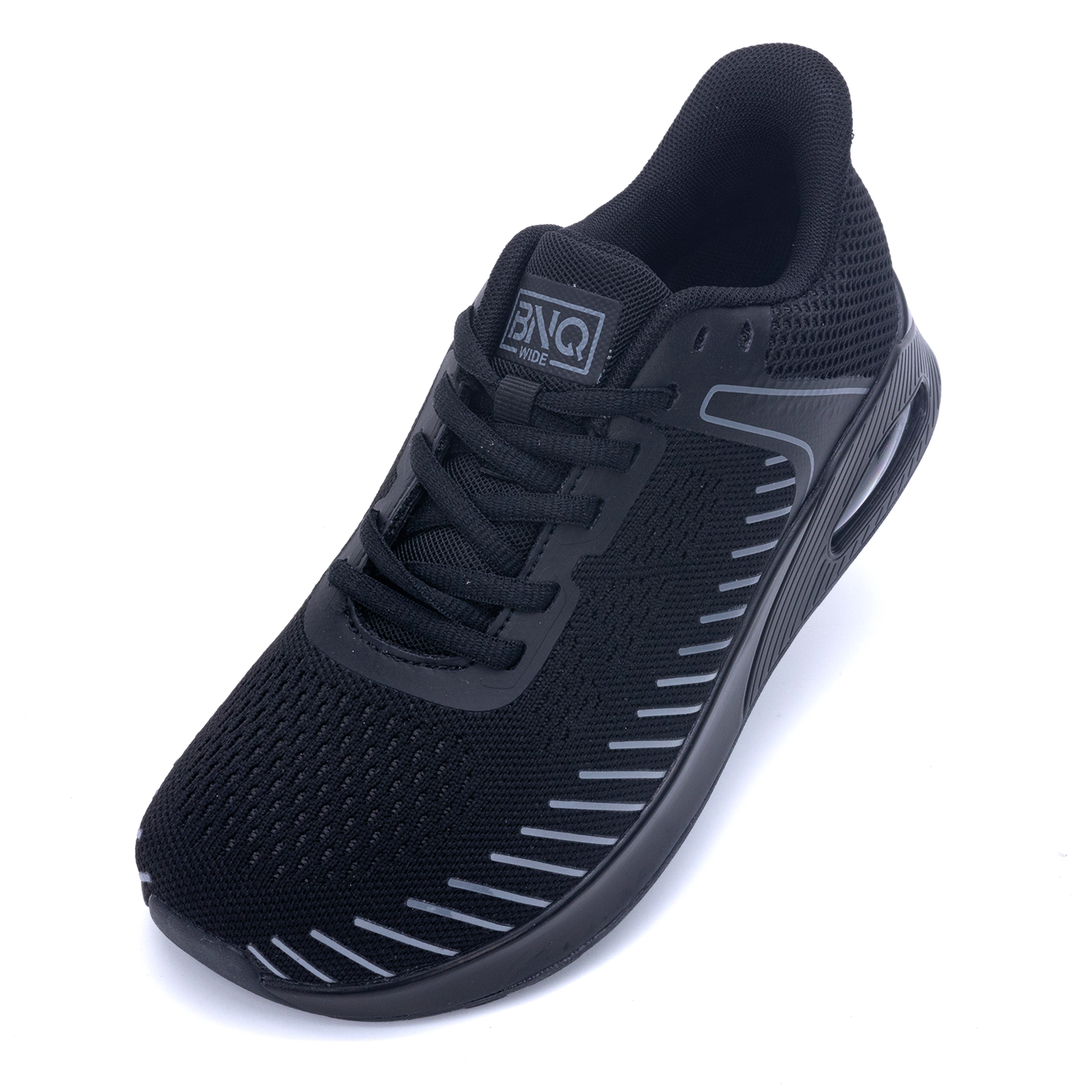 thumbnail video image 2 of REABO Women's Wide Toe Box Walking Shoes Sneakers with Arch Support,White/Gray, Size 7, 2 of 9