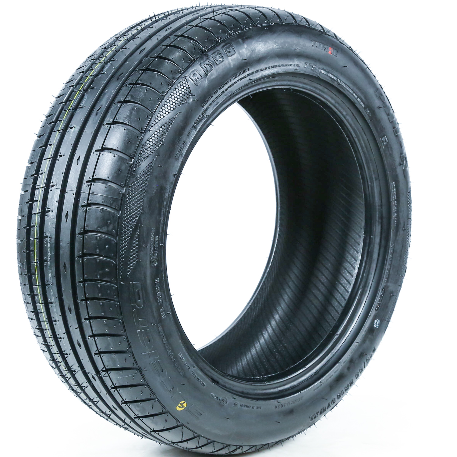 2 New Accelera Phi-R Tires 195/55R16 91V XL - All Season Performance, Black Sidewall