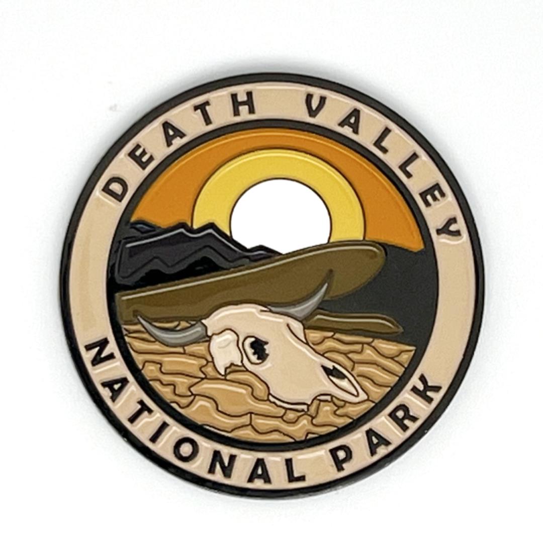 thumbnail video image 2 of Death Valley National Park Collectible Magnet - Enamel Finish, 52mm, 2 of 5