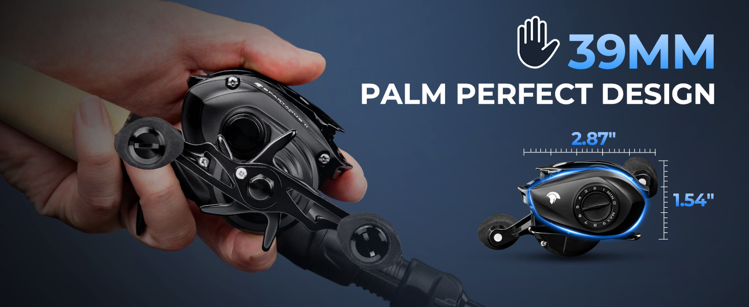 thumbnail video image 2 of KastKing Baitcasting Reel, 8.0:1 High-Speed Gear Ratio, Ultralight - Plus Fishing Reel Right, 2 of 13