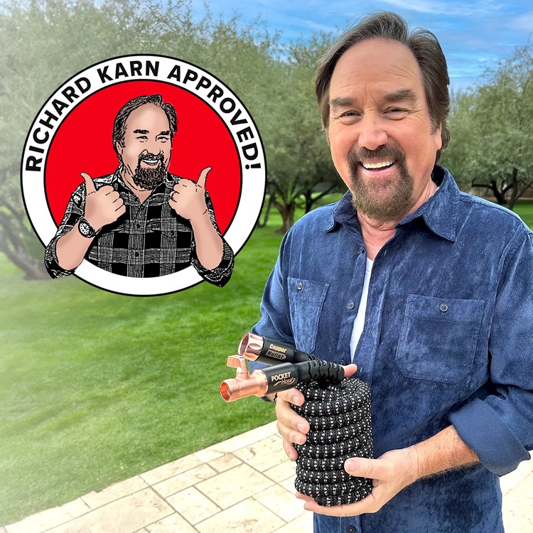 thumbnail video image 2 of Copper Bullet by Pocket Hose, 3/4" x 50 ft Expandable Garden Hose with Thumb Spray Nozzle, 2 of 10