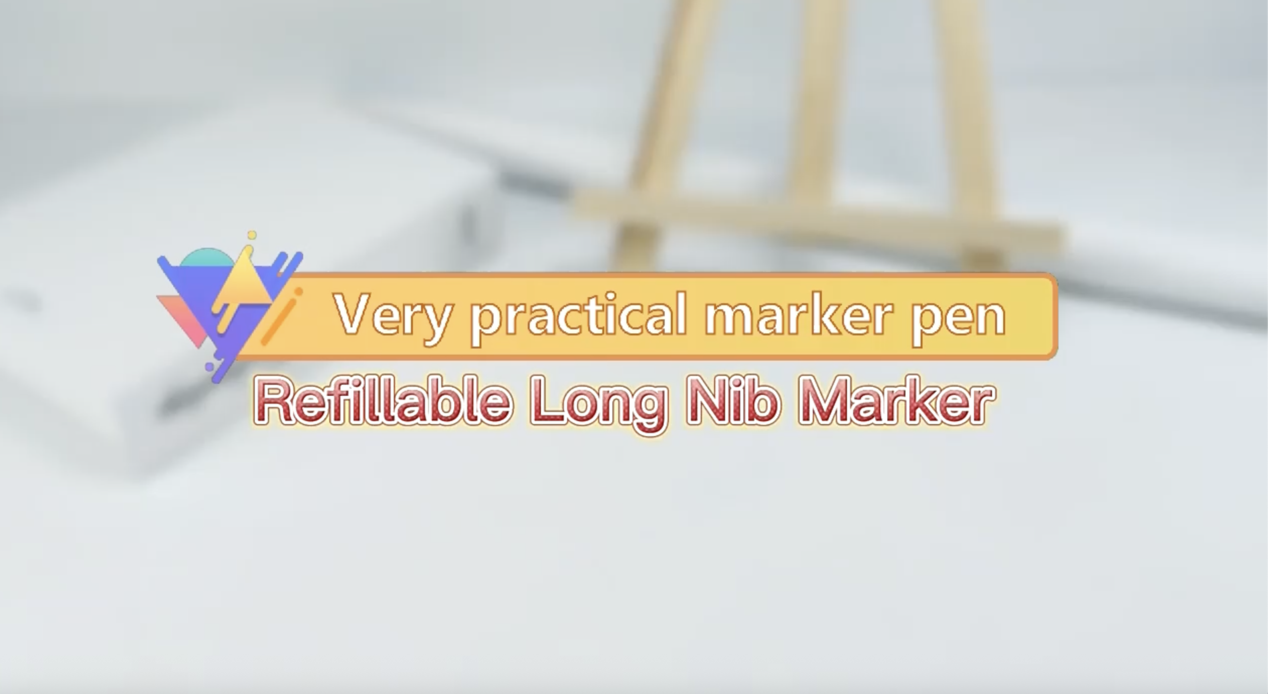 thumbnail video image 2 of Long Head Deep Hole Marker, 32mm head deep hole marker 2025 Upgrade, Permanent, Quick-dry, Waterproof Long Nib, Colorful Carpenter Deep Reach Markers, 4 Color Set, 2 of 2