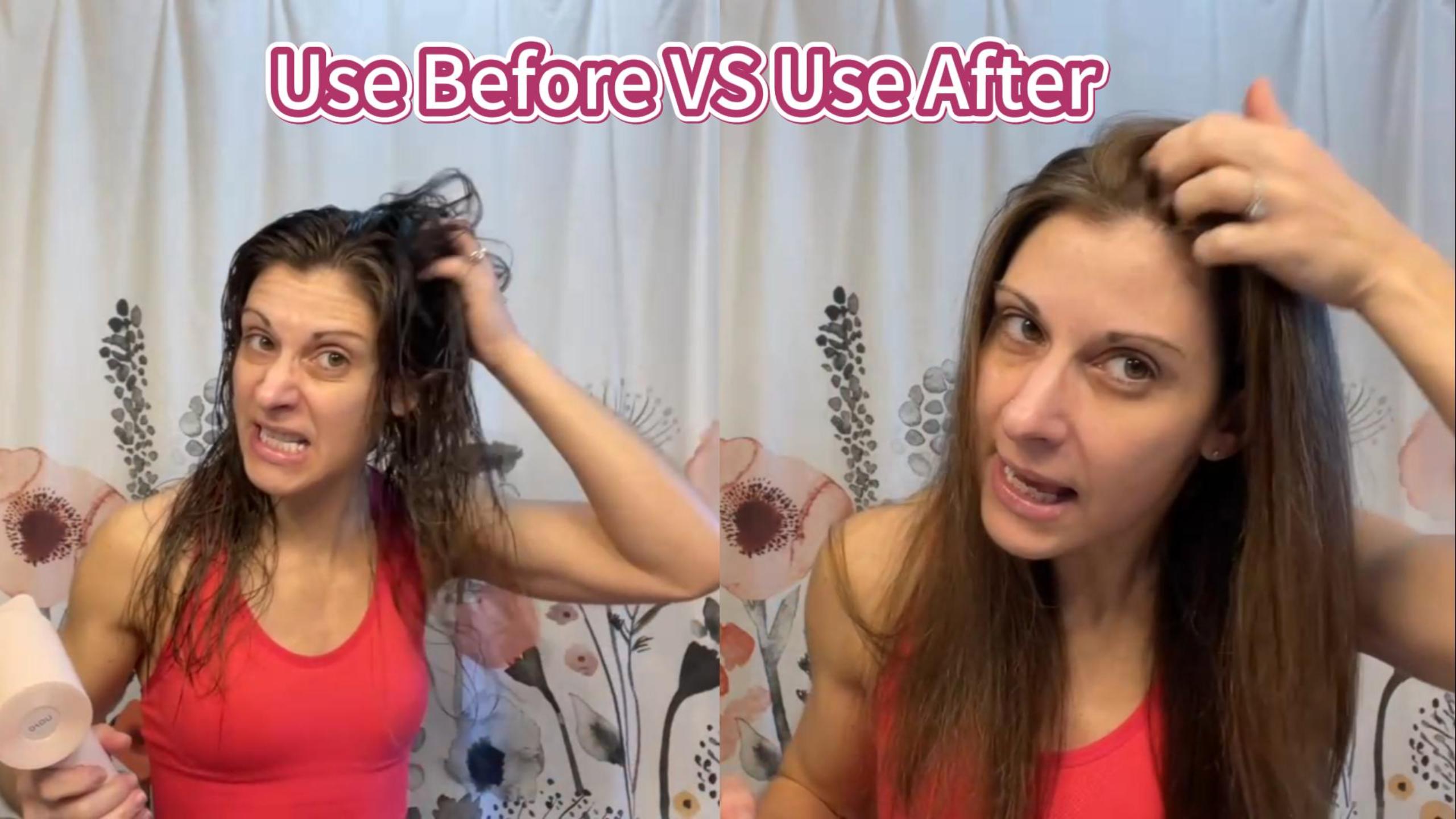 thumbnail video image 2 of Negative Ionic Hair Dryer with 110,000 RPM Brushless Motor - High-Speed Lightweight Blow Dryer for Travel & Home Use, Fast Drying Low Noise Hair Drier with Smooth Nozzle, Turquoise, 2 of 8