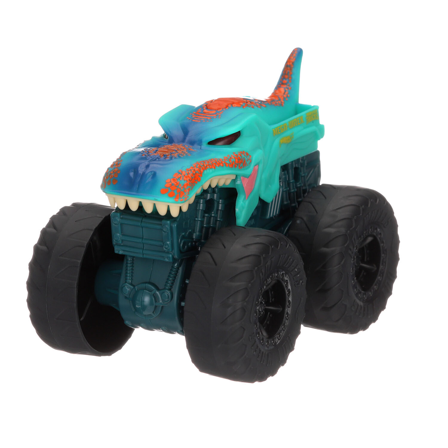  Hot Wheels RC Monster Trucks 1:6 Scale Mega-Wrex, Large  Remote-Control Toy Truck, All-Terrain Tires, 2ft+ Long : Toys & Games