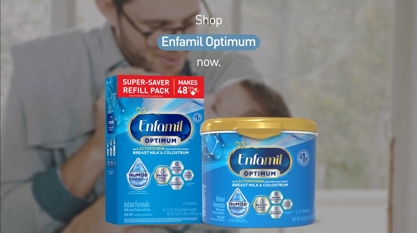 Enfamil Optimum (Enspire) Powder Baby Formula, Our Closest