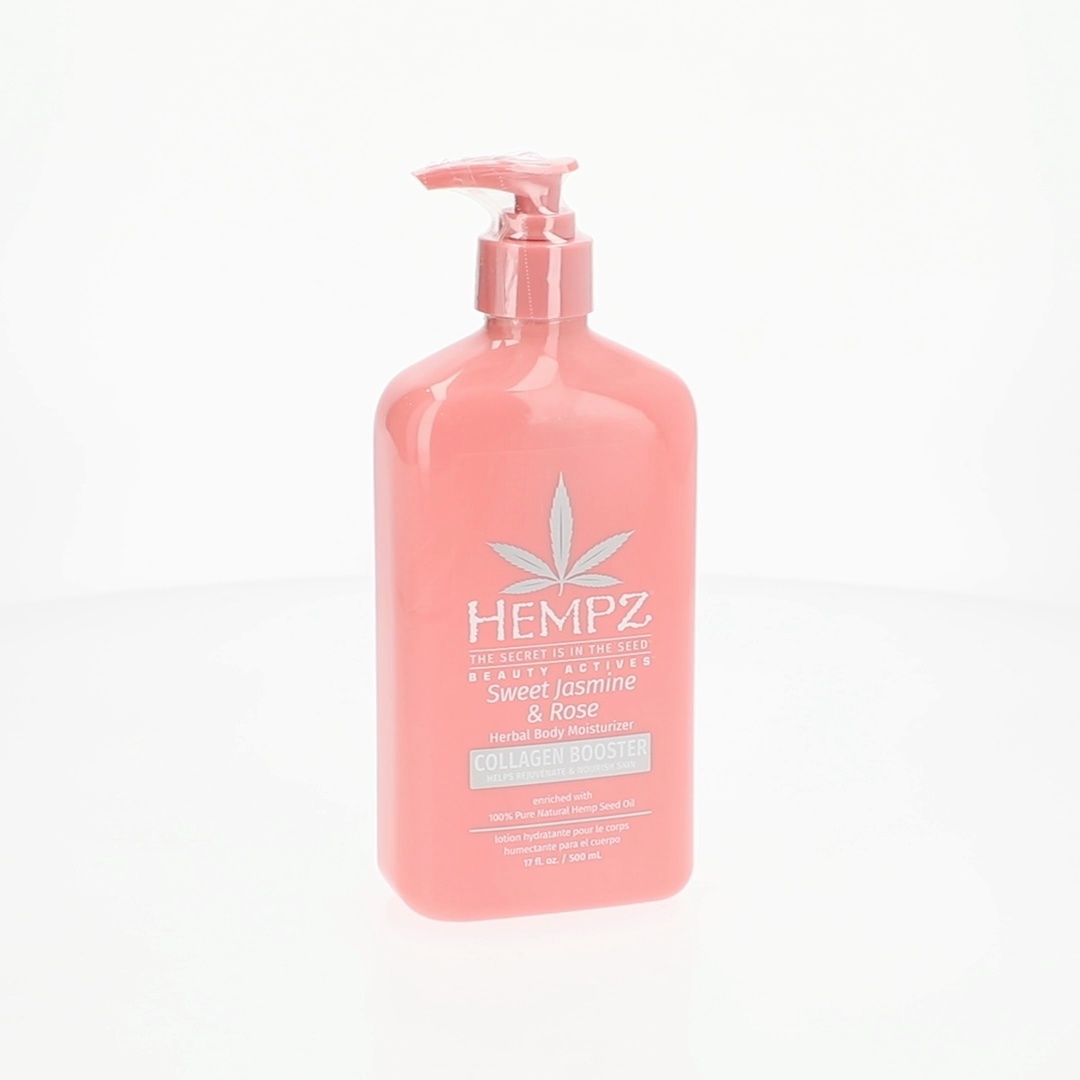 Hempz Organic Original Hemp Cream- Body Lotion with Plant Collagen