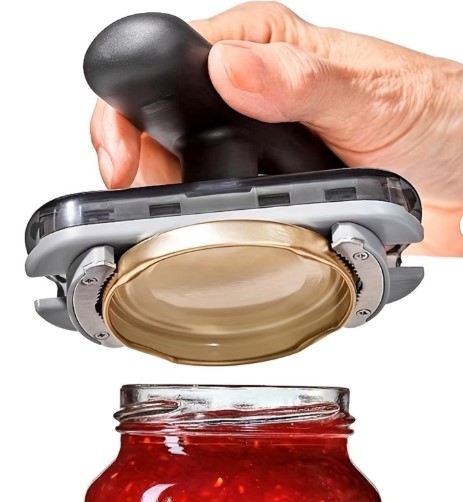 thumbnail video image 2 of Effortless Arthritis Jar Opener，Adjustable Stainless Steel Opener for Weak Hands,Quick Opening Tool for Seniors, 2 of 7