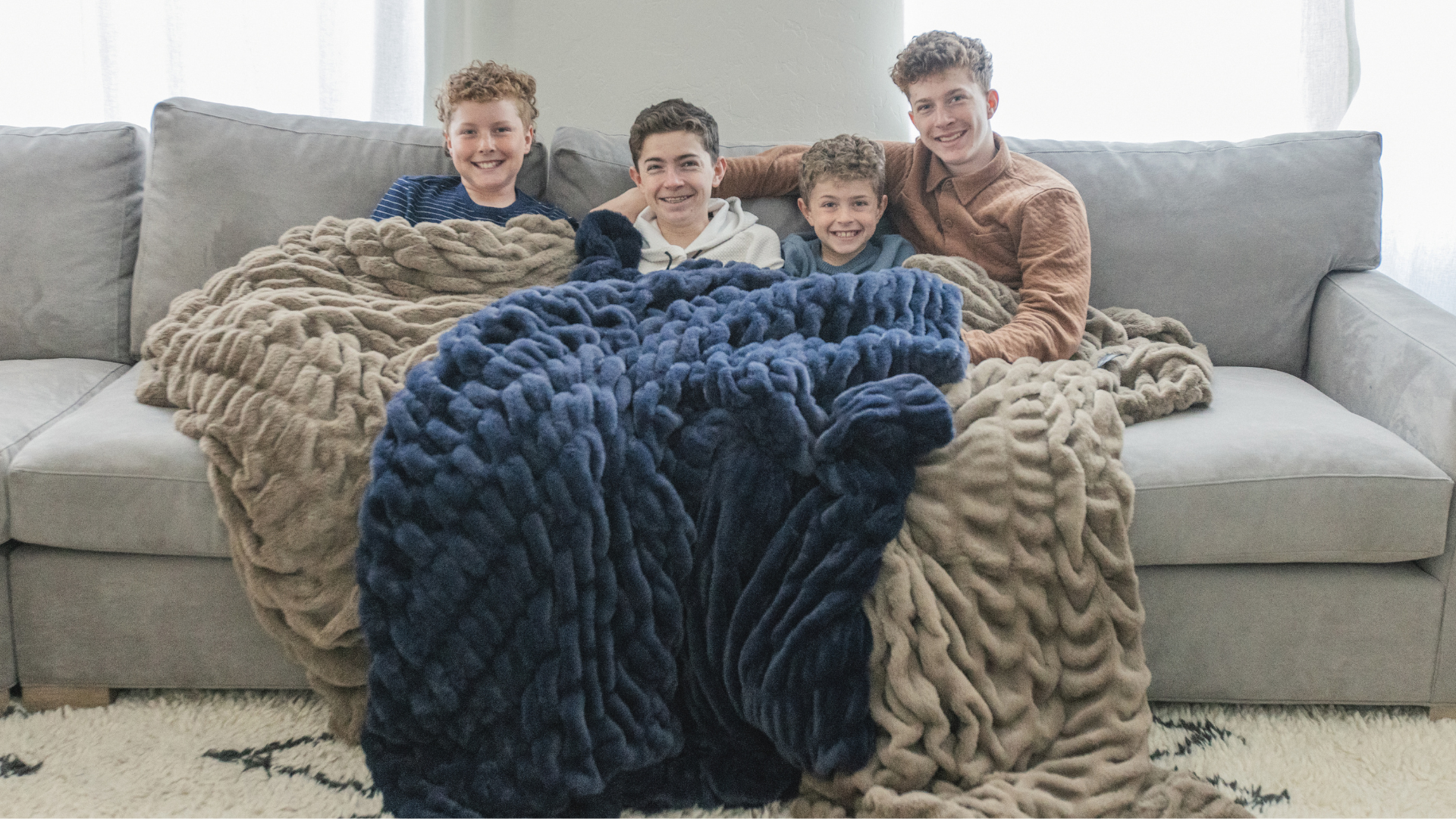 thumbnail video image 2 of Minky Designs Driftwood Minky Blanket – Ultra Soft Faux Fur Throw Blanket for Couch, Bed & Home – Fluffy, Warm & Luxurious – Chic Collection (X-Large, 60x84), 2 of 11