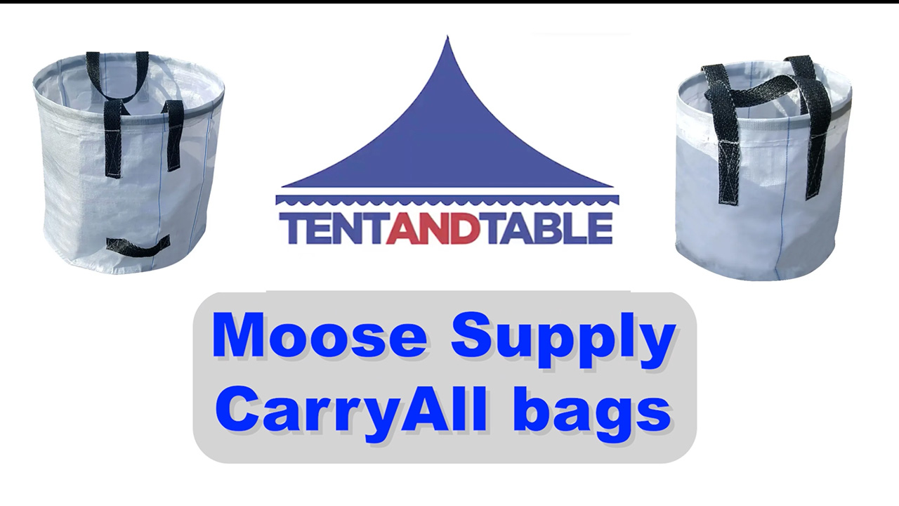thumbnail video image 2 of CarryAll Reusable Large Tote Bag, Rectangle Heavy Duty Collapsible Storage, 2 of 5